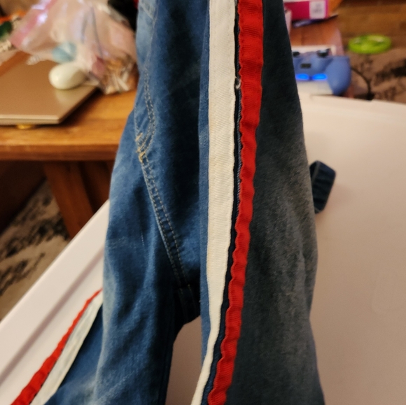 L.A. Denim overalls stripes 10 - Picture 2 of 5